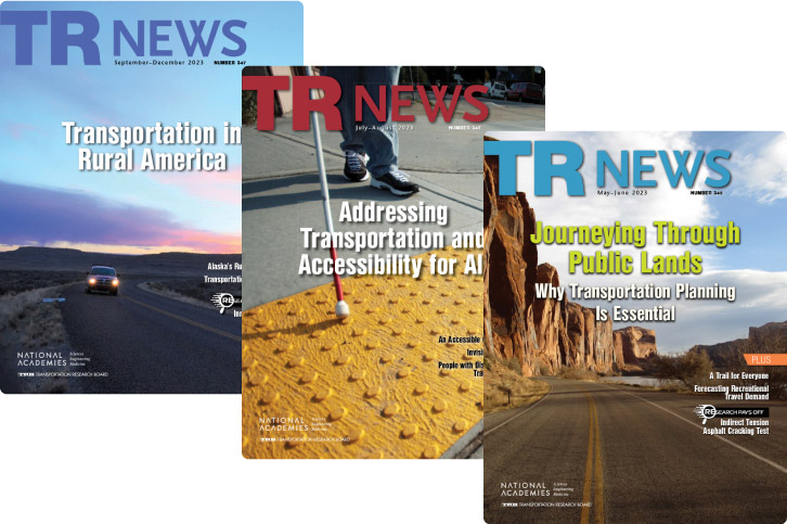 TR News Magazine Covers